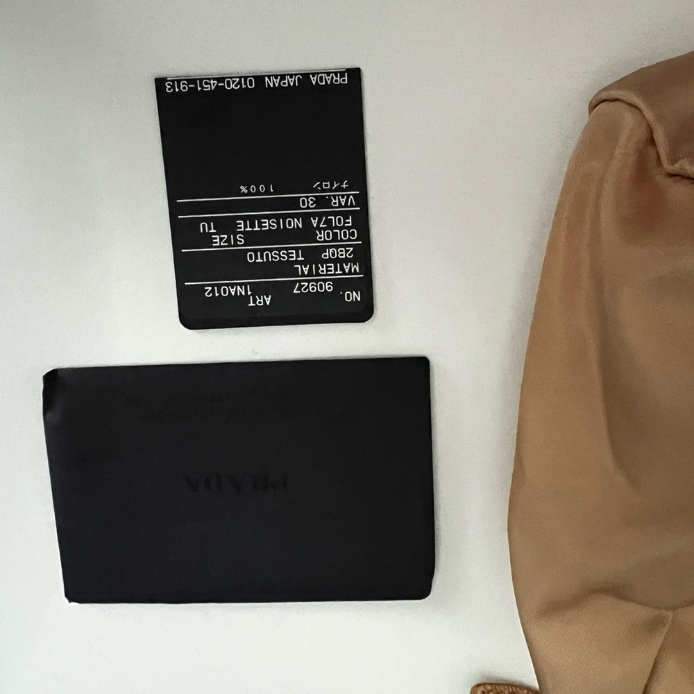 Authentic Prada nylon clutch bag